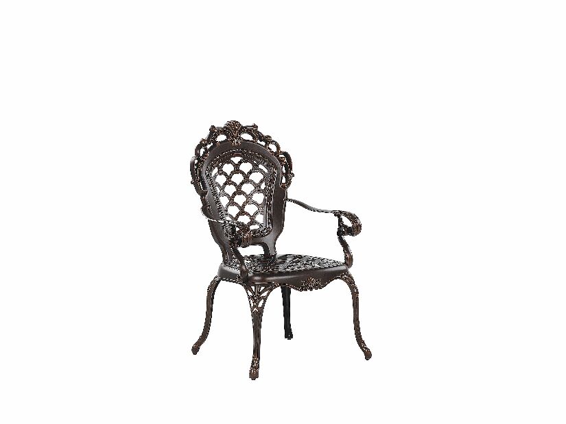 Set 2 ks. zahradních židlí LIZZI (hliník) (hnědá) *výprodej