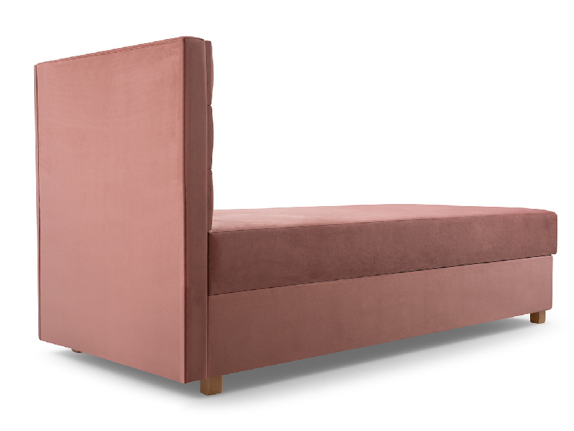 Jednolůžková postel 80 cm Picasso I (růžová) (s úl. prostorem a matrací)