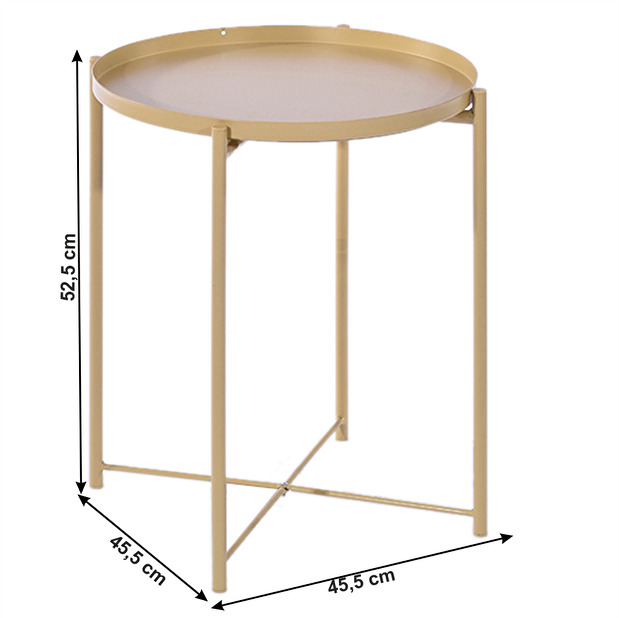 Příruční stolek Tadra (béžová)