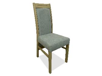 Jídelní židle Krone (šedá + dub craft zlatý)