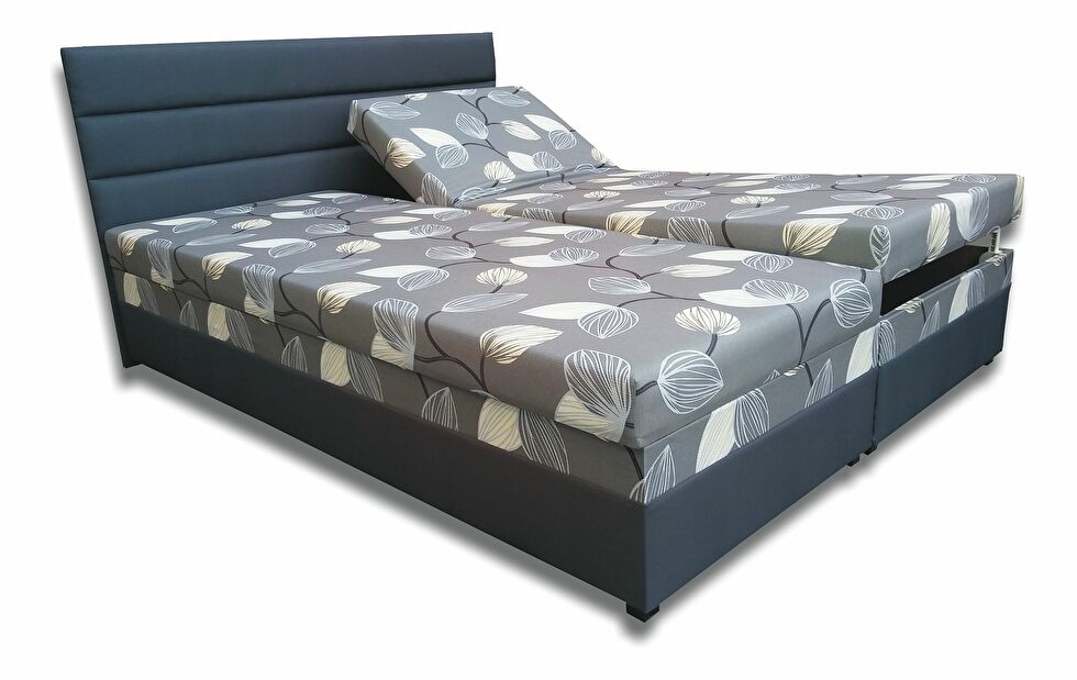 Manželská postel 180 cm Alica (s pěnovými matracemi)