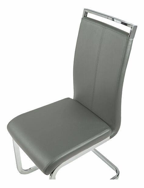 Set 2 ks. jídelních židlí GERED (šedá)