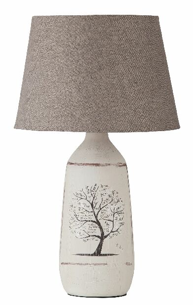Stolní lampa Dora 4374 (bílá + šedá)