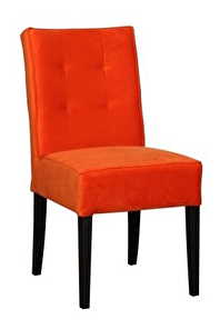 Jídelní židle Podur (oranžová + černá)