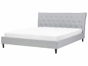 Manželská postel 180 cm SANTORI (s roštem) (šedá)