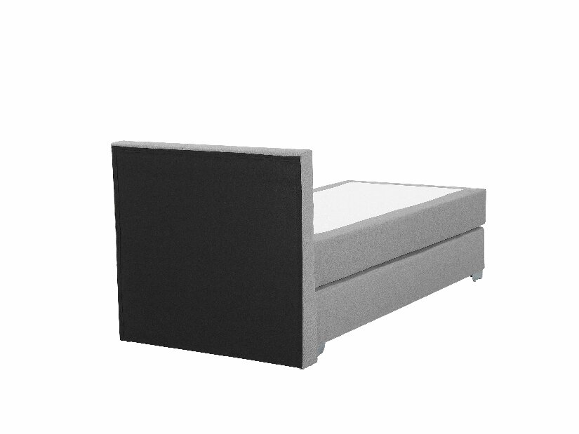 Jednolůžková postel Boxspring 90 cm ADIR (s matrací) (šedá)