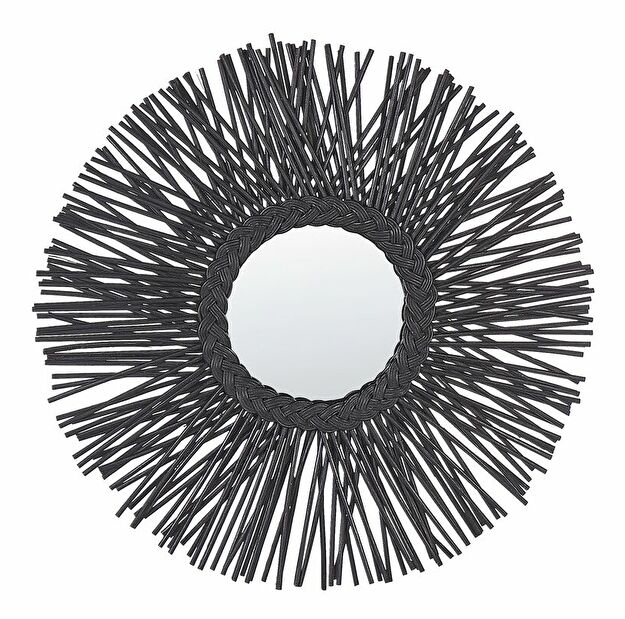 Nástěnné zrcadlo Kalza (černá)