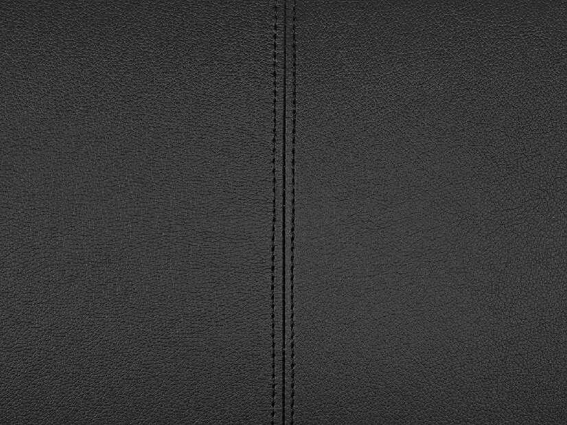 Kožená pohovka Faxe (černá)