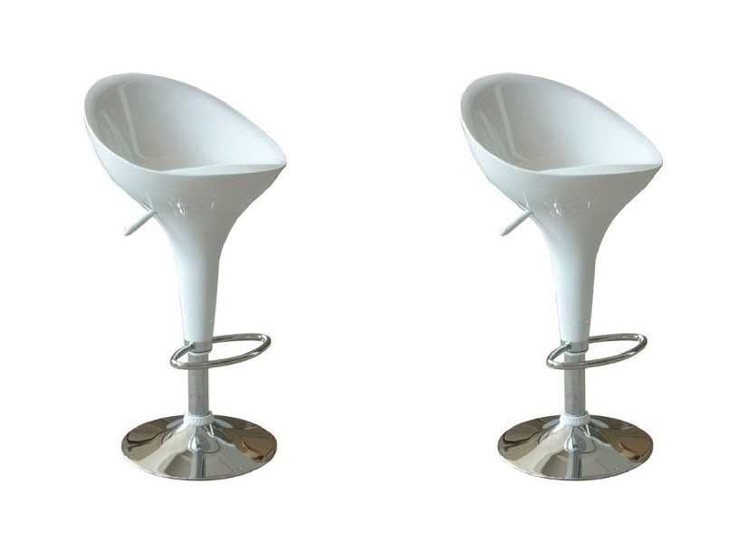 Set 2 ks. Barová židle Alba Nova bílá *výprodej