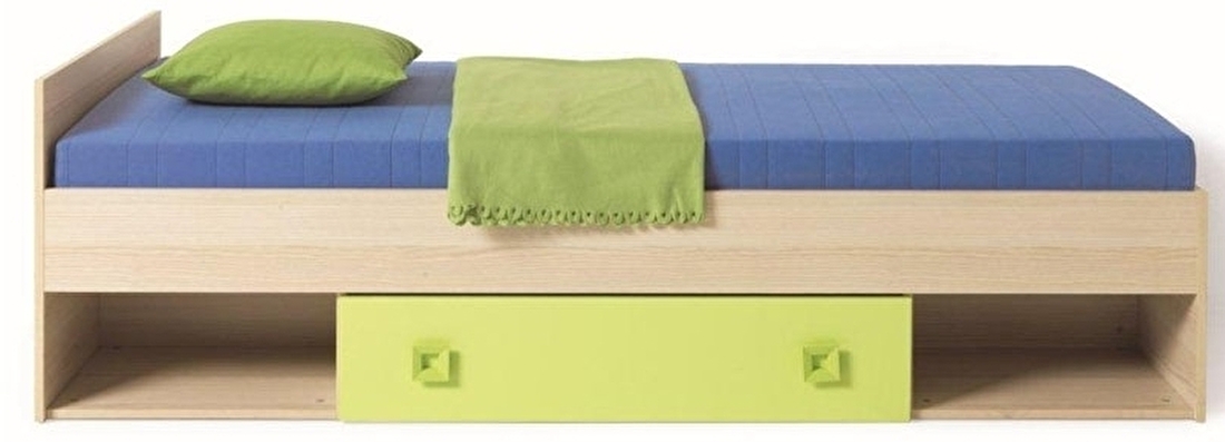 Jednolůžková postel 90 cm Solo (s roštem a úl. prostorem)