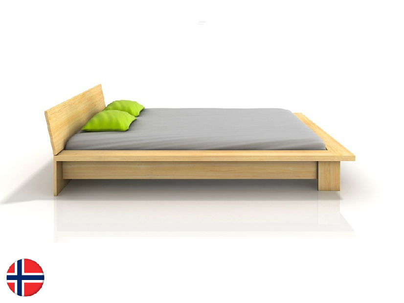 Manželská postel 200 cm Naturlig Boergund (borovice)