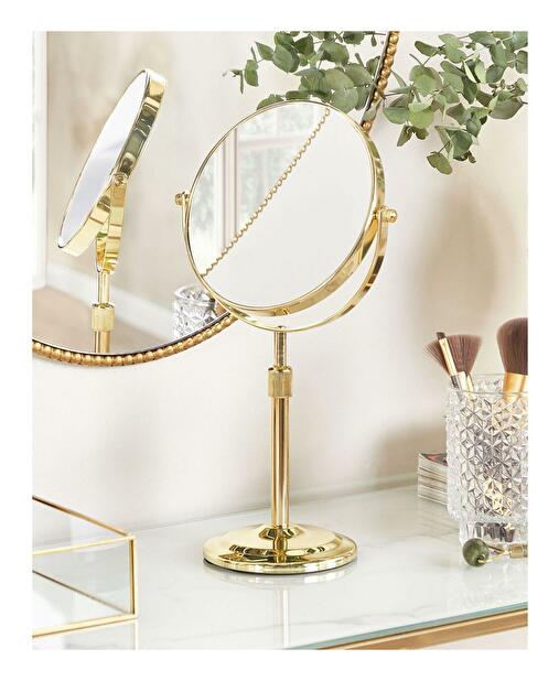 Kosmetické zrcadlo Aurore (zlatá)