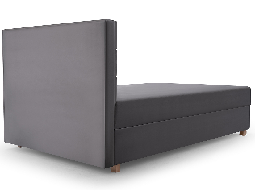 Jednolůžková postel 120 cm Picasso II (šedá) (s úl. prostorem a matrací) *výprodej