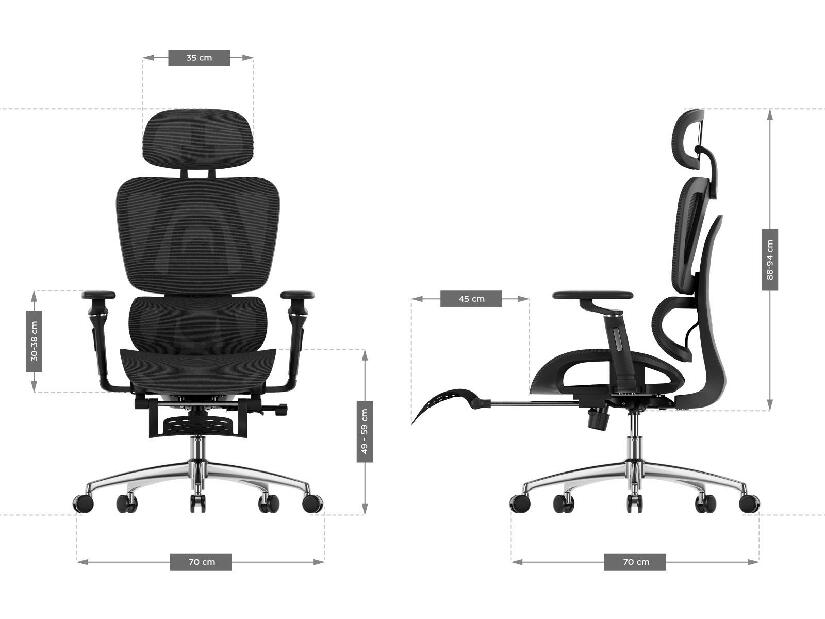 Kancelářská židle Eclipse 7.9 (černá)