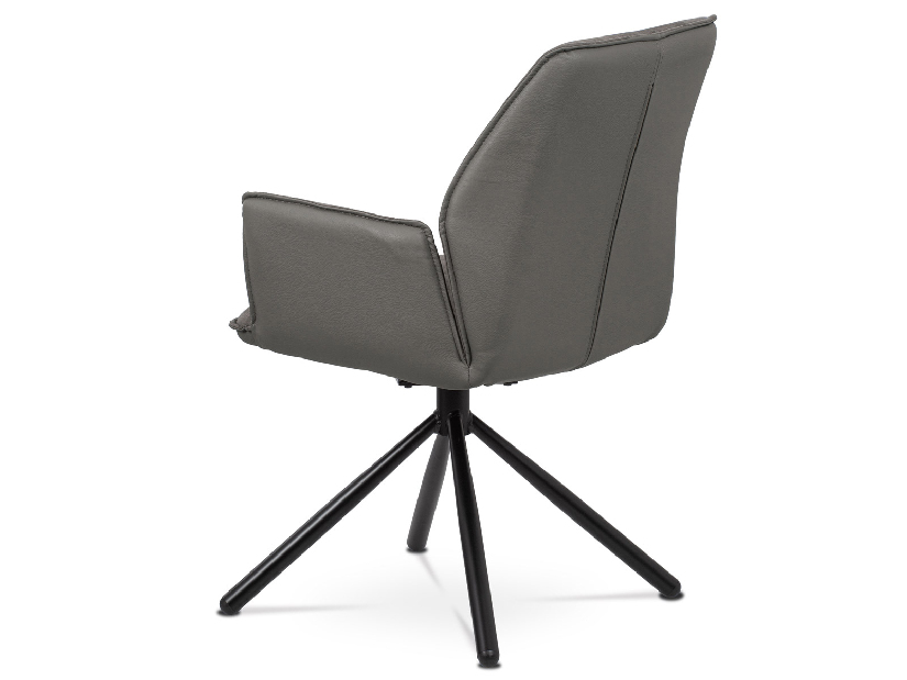 Jídelní židle Hagga-399-LAN2 (tmavě šedá + černá)