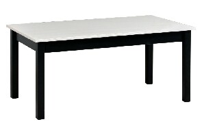 Jídelní stůl Laveta 1 (bílá + černá) (pro 4 osoby)