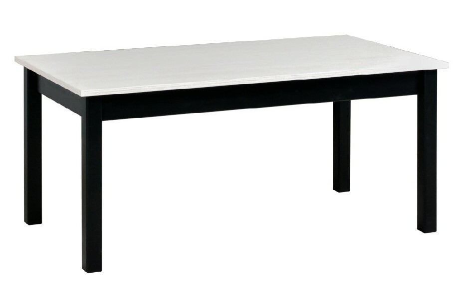 Jídelní stůl Laveta 1 (bílá + černá) (pro 4 osoby)