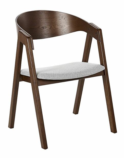 Set 2 ks jídelních židlí Yugo (tmavé dřevo)