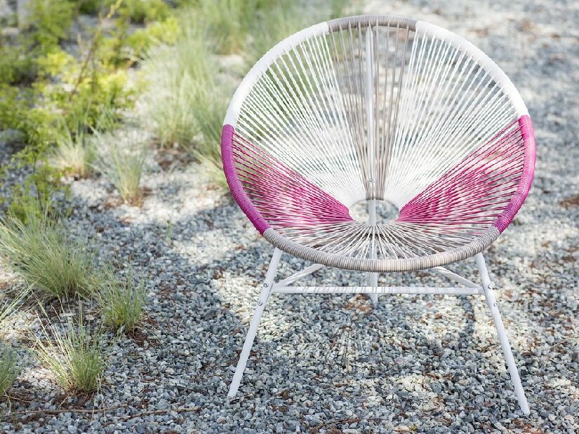 Židle Alvarez (růžověbílé)