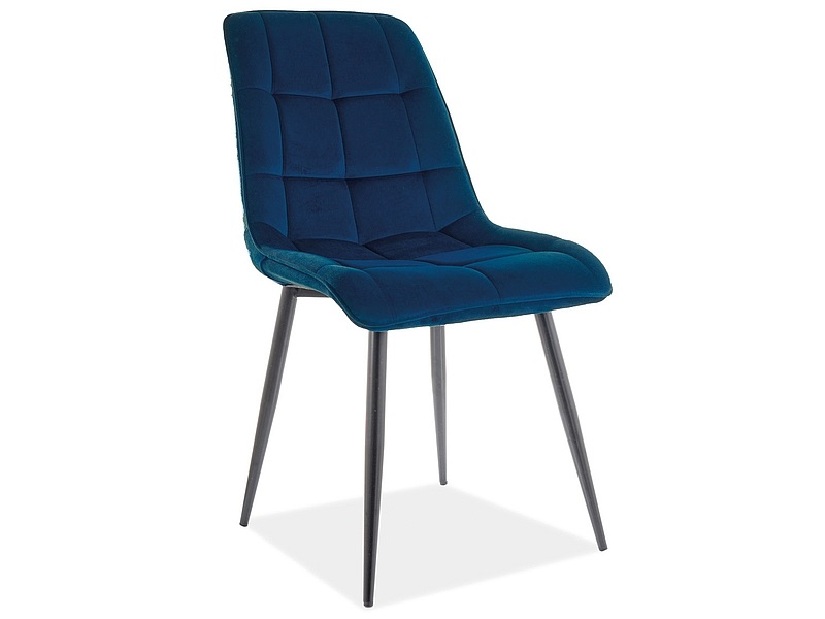 Jídelní židle Charlie (námořnická modrá + černá)