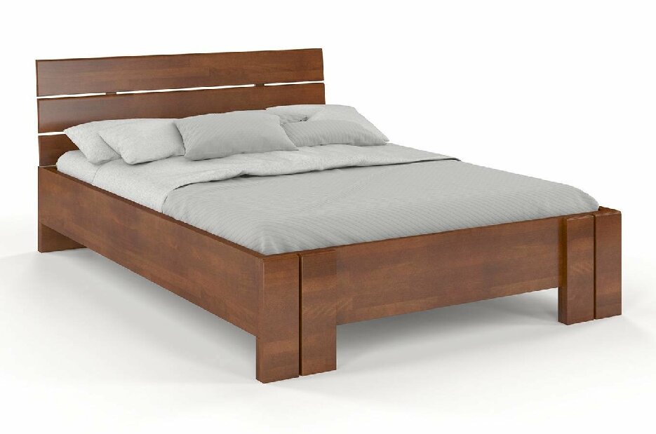 Manželská postel 200 cm Naturlig Tosen High (buk)