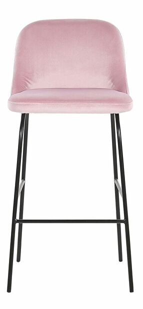 Set 2 ks. barových židlí NEKKE (růžová)