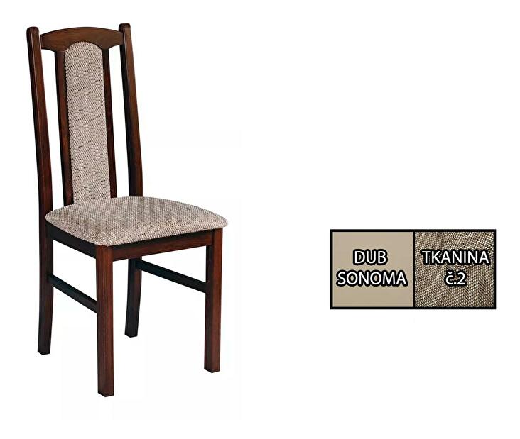 Jídelní židle Arte (dub sonoma + hnědá) *výprodej