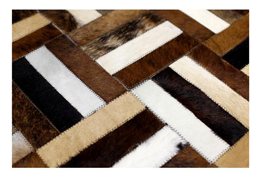 Kožený koberec 120x180 cm Koza typ 2