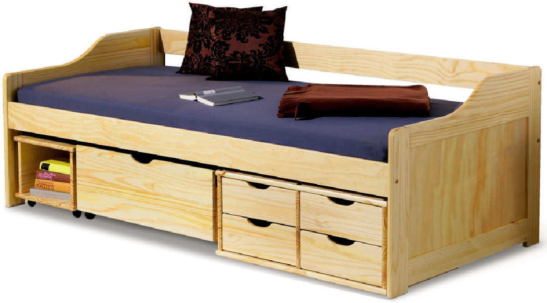 Jednolůžková postel 90 cm Maxima (masiv) (s roštem)