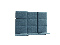 Set 12 čalouněných panelů Quadra 180x120 cm (mentolová)