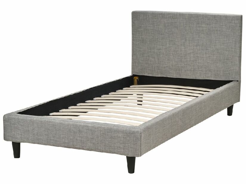 Jednolůžková postel 200 x 90 cm Ferdinand (šedá) (s roštem)