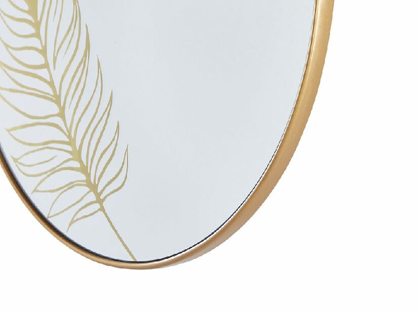 Nástěnné zrcadlo Shell (zlatá)