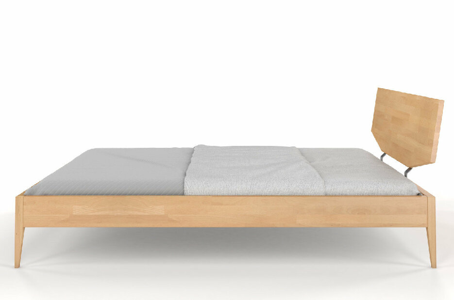 Manželská postel 160 cm Scandinavian (bez roštu a matrace) (buk)