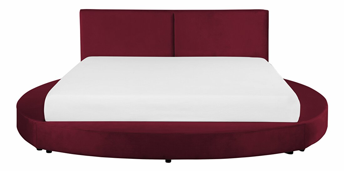 Manželská postel 180 cm LOMA (s roštem) (červená)