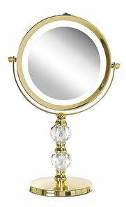 Makeup zrcadlo ø 18 cm Clair (zlatá)