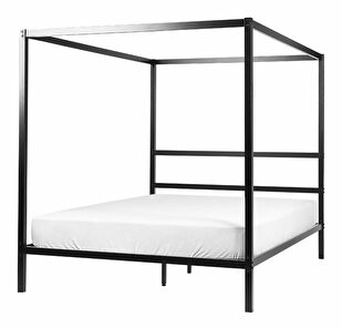 Manželská postel 160 cm Lesta (černá)