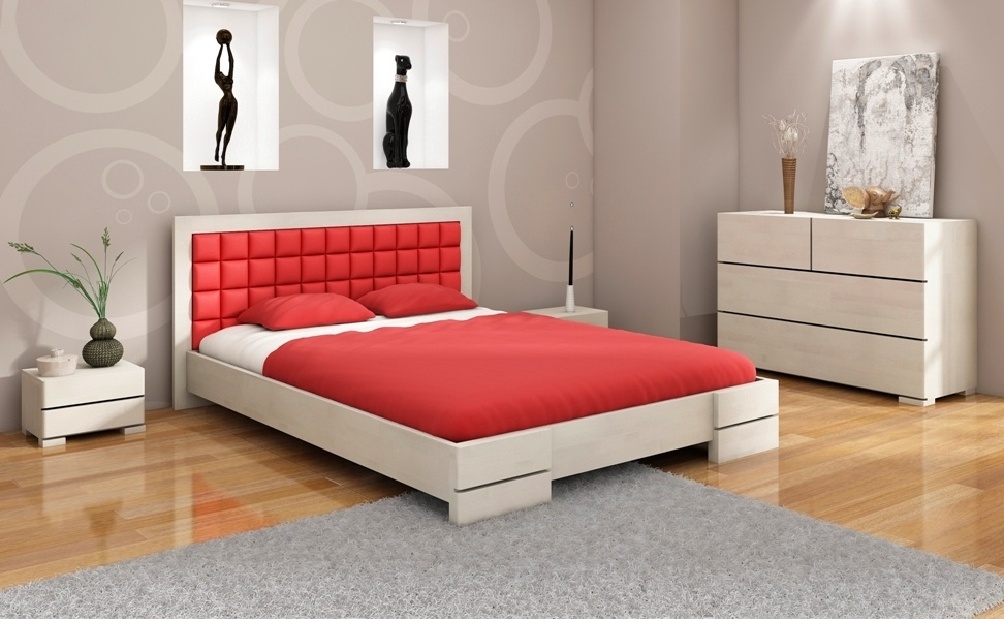 Manželská postel 180 cm Naturlig Storhamar (buk)