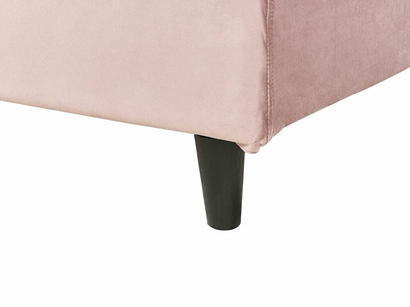 Jednolůžková postel 200 x 90 cm Ferdinand (růžová) (s roštem)