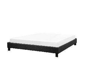 Manželská postel 180 cm ROXENNE (s roštem) (šedá)