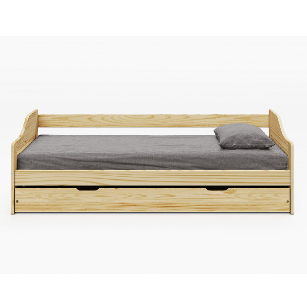 Jednolůžková postel 90x200 cm Layne (přírodní)