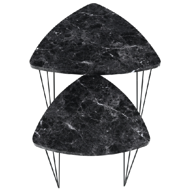 Konferenční stolek Stofol (černá) (2 ks.)
