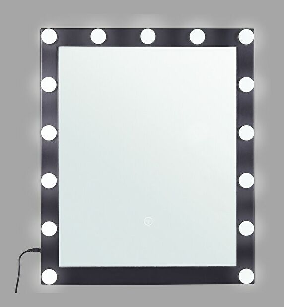 Nástěnné zrcadlo Odeza (černá)
