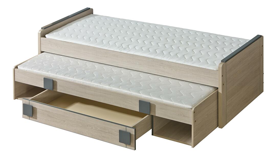 Rozkládací postel 80 cm Gemo G16 (s rošty)