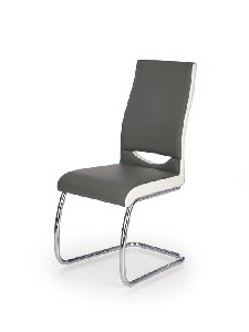 Jídelní židle Hamilton (šedá + bílá)
