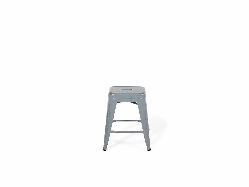Barová židle Cabriot (stříbrná) (se zlatým okrajem)