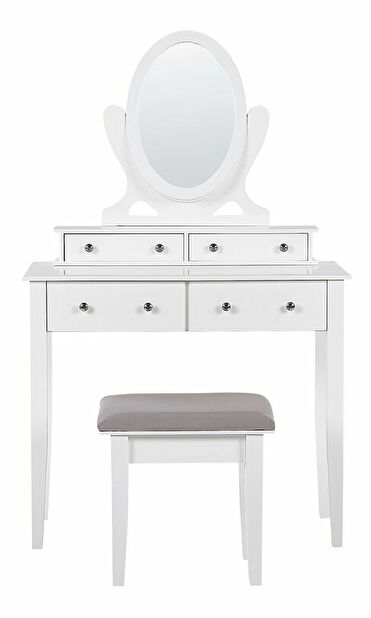 Toaletní stolek LINUA (bílá)