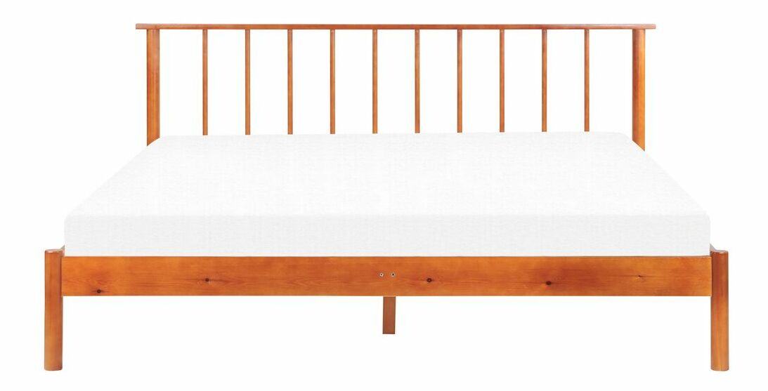 Manželská postel 180 cm Barza (světlé dřevo)