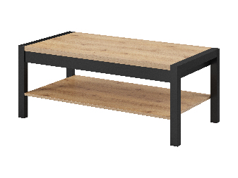 Konferenční stolek Armin Typ 99 (dub taurus + matná černá)