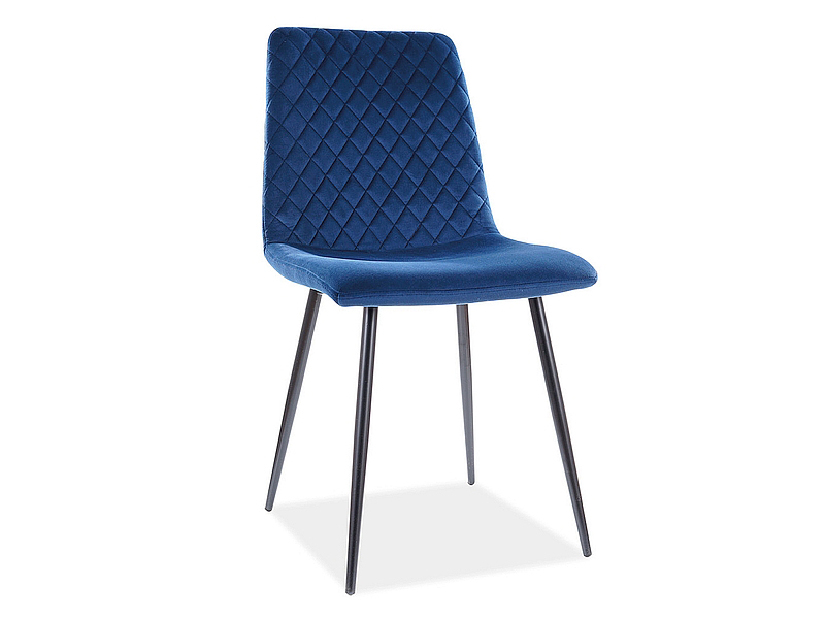Jídelní židle Isaac (námořnická modrá + černá)