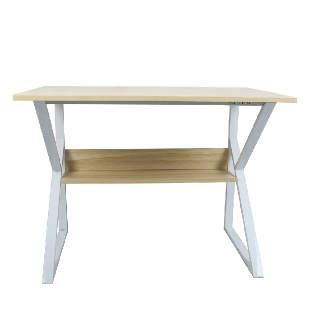 Psací stolek Torcor 80 (dub přírodní + bílá) *výprodej